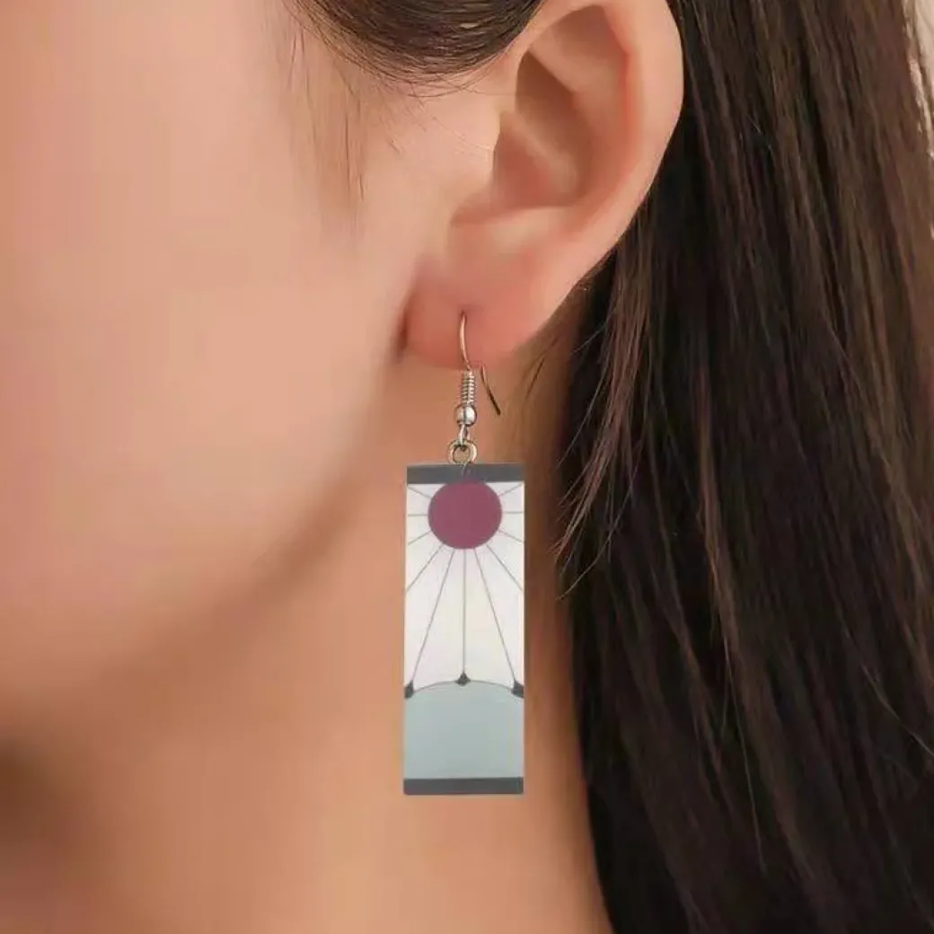 Kamado Tanjiro's Earrings - Free Shipping - Demon Slayer: Kimetsu no Yaiba