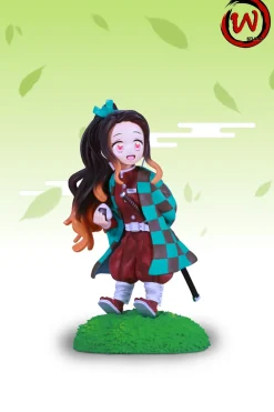 Kamado Tanjirou Cosplay Kamado Nezuko - Demon Slayer: Kimetsu no Yaiba Resin Statue - W Studios