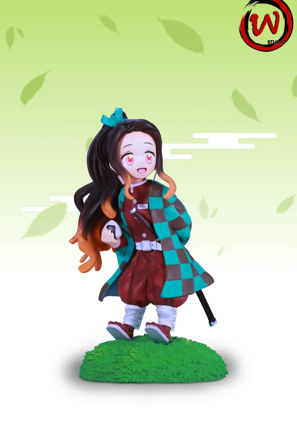 Kamado Tanjirou Cosplay Kamado Nezuko - Demon Slayer: Kimetsu no Yaiba Resin Statue - W Studios