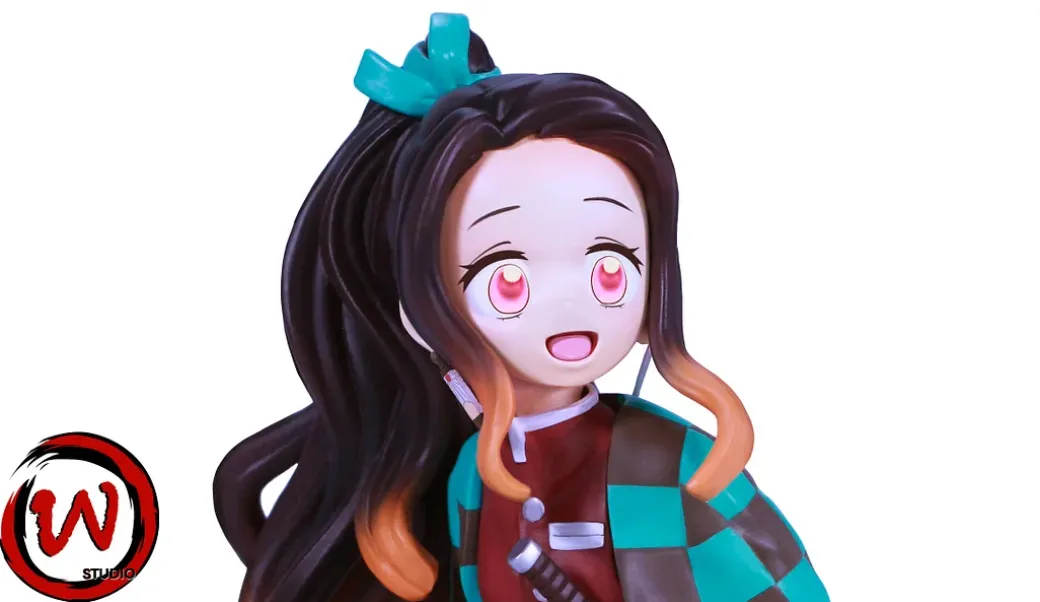 Kamado Tanjirou Cosplay Kamado Nezuko - Demon Slayer: Kimetsu no Yaiba Resin Statue - W Studios