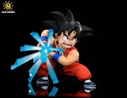 Kame Hame Ha Childhood Son Goku with LED - Dragon Ball Resin Statue - sun Studio