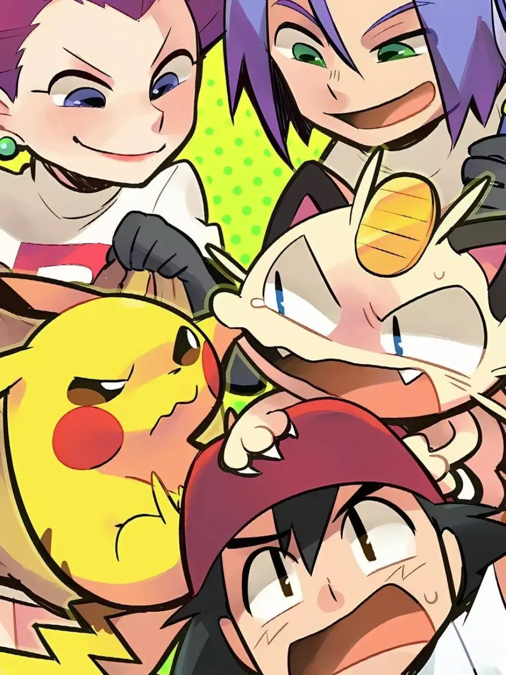 Kanto Main Characters Group Decorative Painting - Pokemon - Xingkong Studio