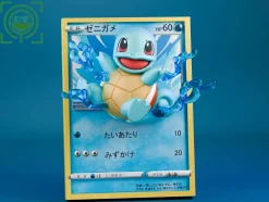 Kanto Starter Pokemon Coming Out From Pokemon Card - Pokemon Resin Statue - GEISHA Studio