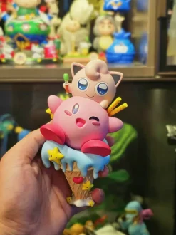 Kirby & Jigglypuff Ice Cream - Kirby Pokemon Resin Statue - A.M. Sandsculpture Studios