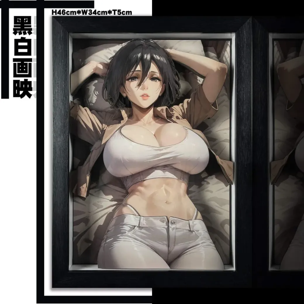 KKRD-006 Mikasa Ackerman Decorative Painting - Attack On Titan - B&W Studio