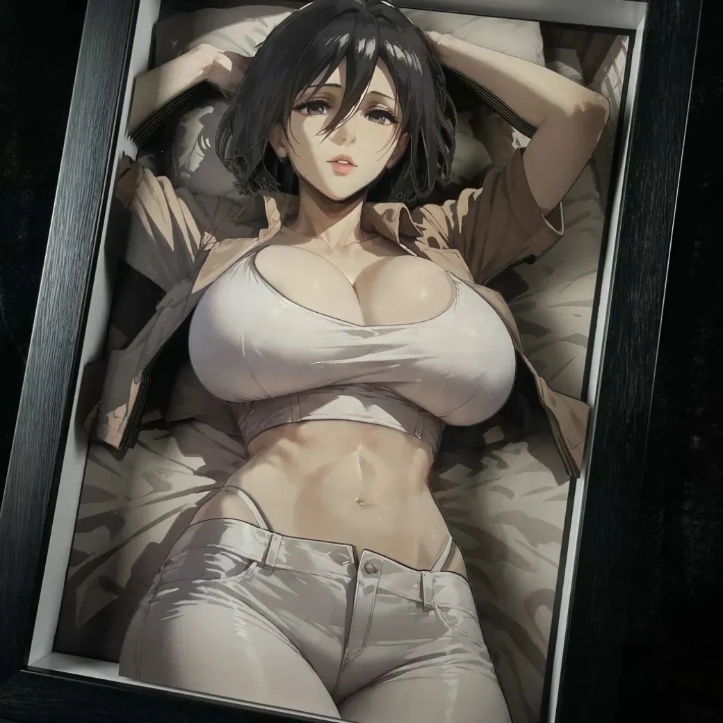 KKRD-006 Mikasa Ackerman Decorative Painting - Attack On Titan - B&W Studio