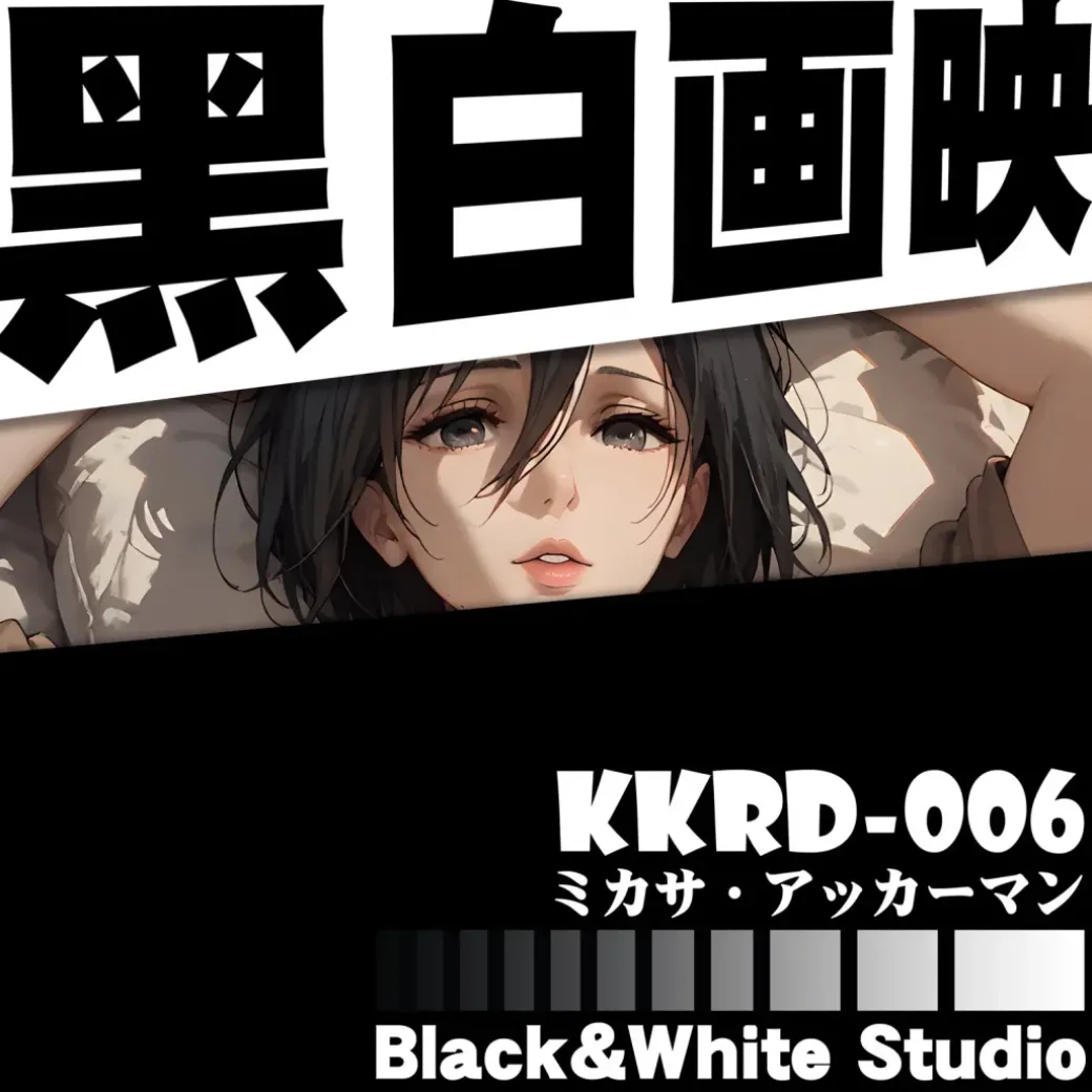 KKRD-006 Mikasa Ackerman Decorative Painting - Attack On Titan - B&W Studio