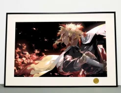 Kyojuro Rengoku Decorative Painting - Demon Slayer: Kimetsu No Yaiba - H-TWO Studio