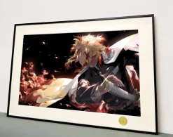 Kyojuro Rengoku Decorative Painting - Demon Slayer: Kimetsu No Yaiba - H-TWO Studio