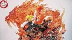 Kyojuro Rengoku with LED - Demon Slayer: Kimetsu no Yaiba Resin Statue - Fantasy Studios