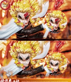 Kyojuro Rengoku with LED - Demon Slayer: Kimetsu no Yaiba Resin Statue - Fantasy Studios