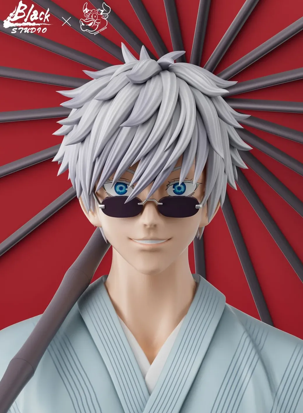 Kyoto Satoru Gojo - Jujutsu Kaisen Resin Statue - BLACK-Studio