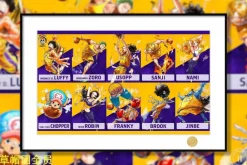 Lakers Uniform Ver. Straw Hat Crew Decorative Painting - ONE PIECE - H-TWO Studio