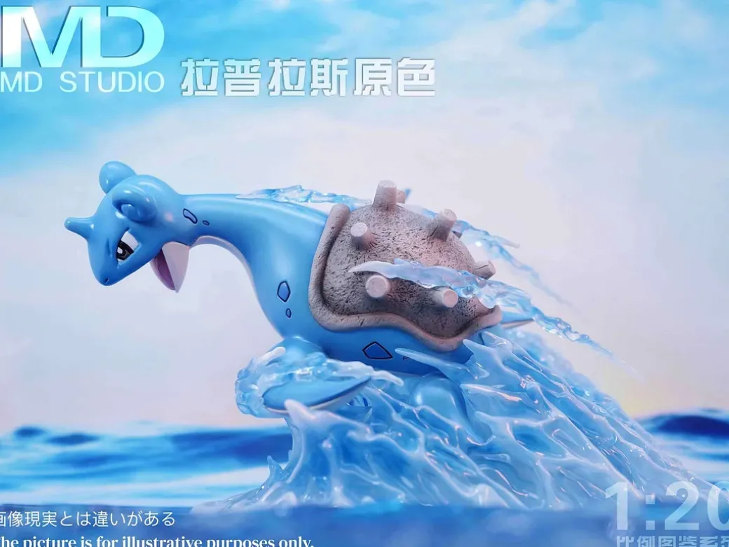 Lapras & Arrokuda - Pokemon Resin Statue - MD-Studio