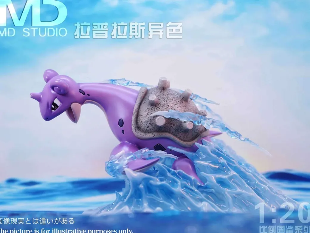 Lapras & Arrokuda - Pokemon Resin Statue - MD-Studio