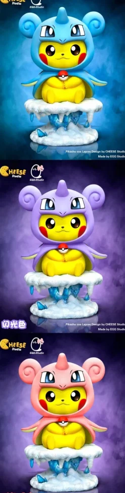 Lapras Cosplay Pikachu - Pokemon Resin Statue - CHEESE Studio