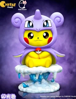 Lapras Cosplay Pikachu - Pokemon Resin Statue - CHEESE Studio