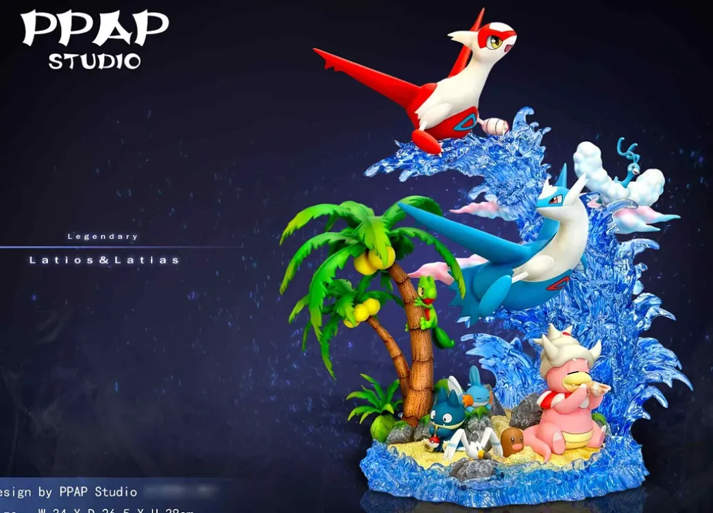 Latios & Latias - Pokemon Resin Statue - PPAP Studios