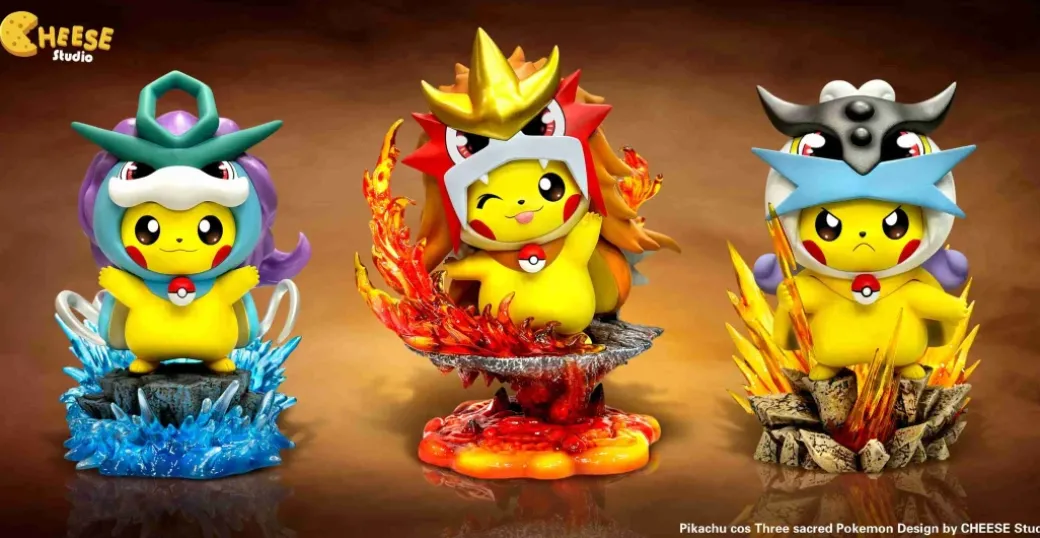 Legendary Beasts Cosplay Pikachu - Pokemon Resin Statue - CHEESE Studio