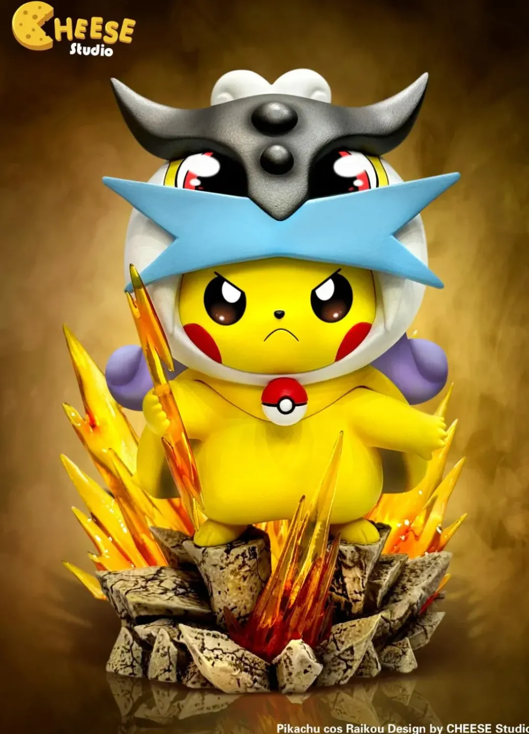 Legendary Beasts Cosplay Pikachu - Pokemon Resin Statue - CHEESE Studio
