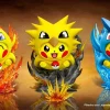 Legendary Birds Cosplay Pikachu - Pokemon Resin Statue - CHEESE Studio