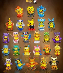 Legendary Birds Cosplay Pikachu - Pokemon Resin Statue - CHEESE Studio
