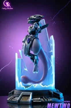 Legendary Pokemon Series Armor Mewtwo with LED - Pokemon Resin Statue - Fairy Studio