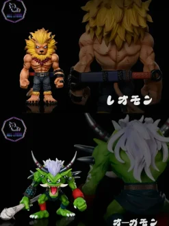 Leomon & Omnimon - Digimon Resin Statue - MDS Studio