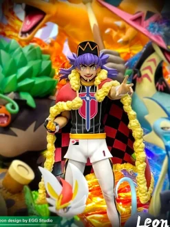 Leon with LED - Pokemon Resin Statue - EGGS Studios