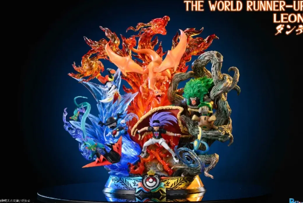 Leon with LED - Pokemon Resin Statue - PCHouse Studios