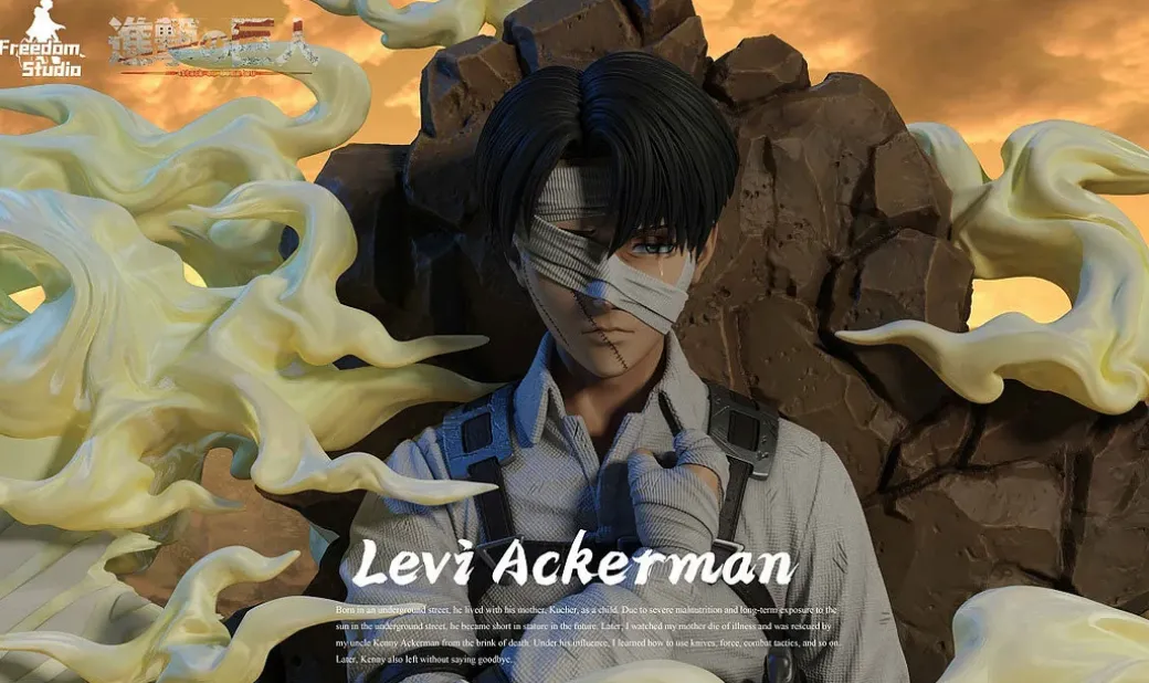 Levi Ackerman - Attack On Titan Resin Statue - Freedom Studio