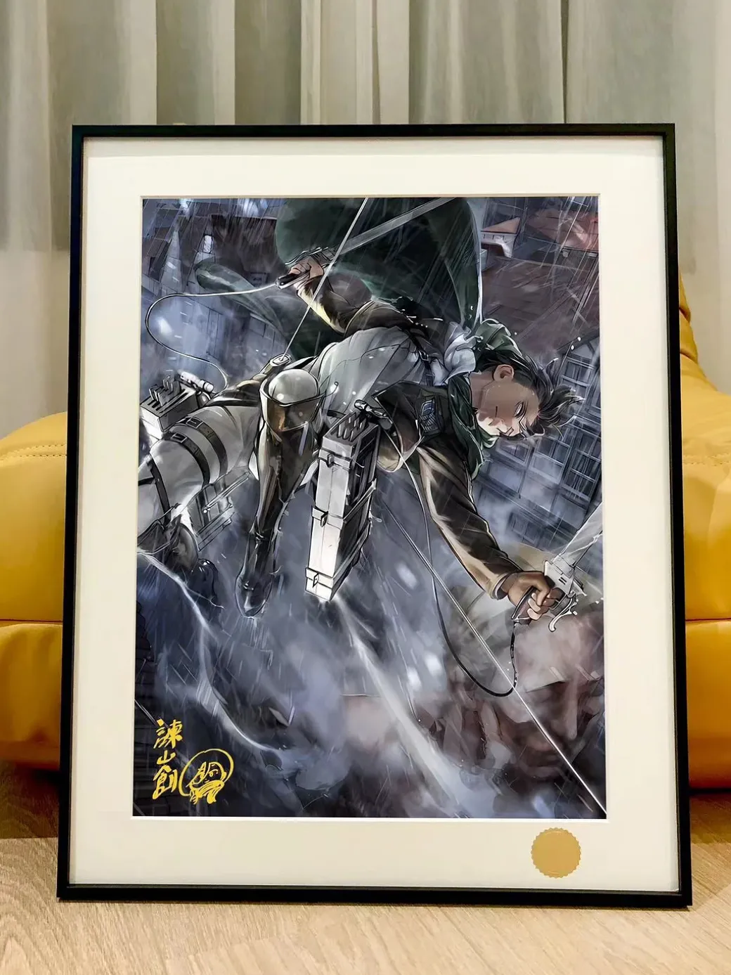 Levi Ackerman Decorative Painting - Attack on Titan - Xingkong Studio