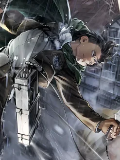 Levi Ackerman Decorative Painting - Attack on Titan - Xingkong Studio