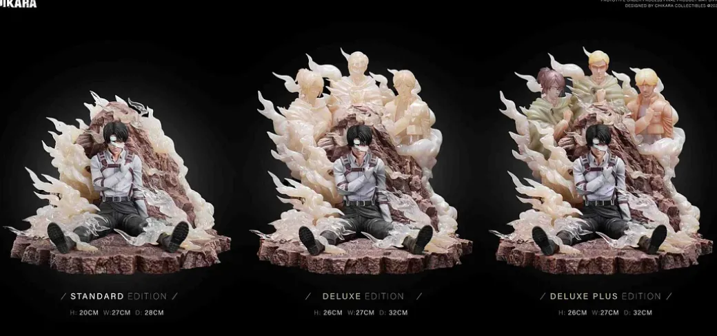 Levi Ackerman's Last Salute - Attack On Titan Resin Statue - CHIKARA Studios