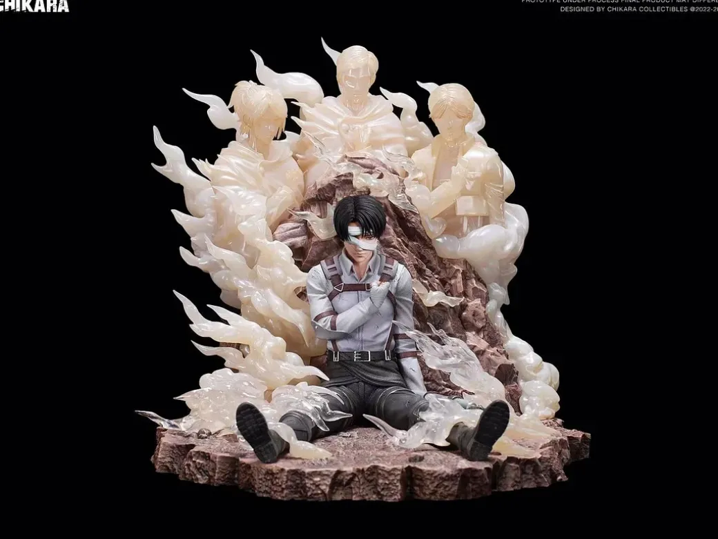 Levi Ackerman's Last Salute - Attack On Titan Resin Statue - CHIKARA Studios