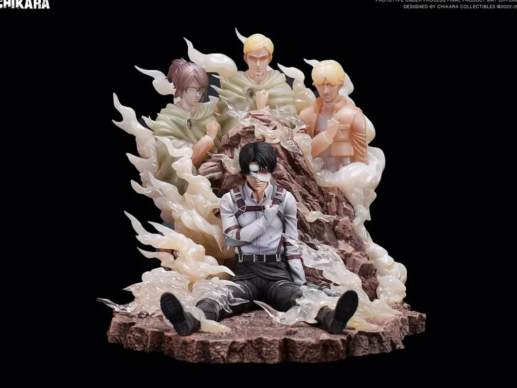 Levi Ackerman's Last Salute - Attack On Titan Resin Statue - CHIKARA Studios
