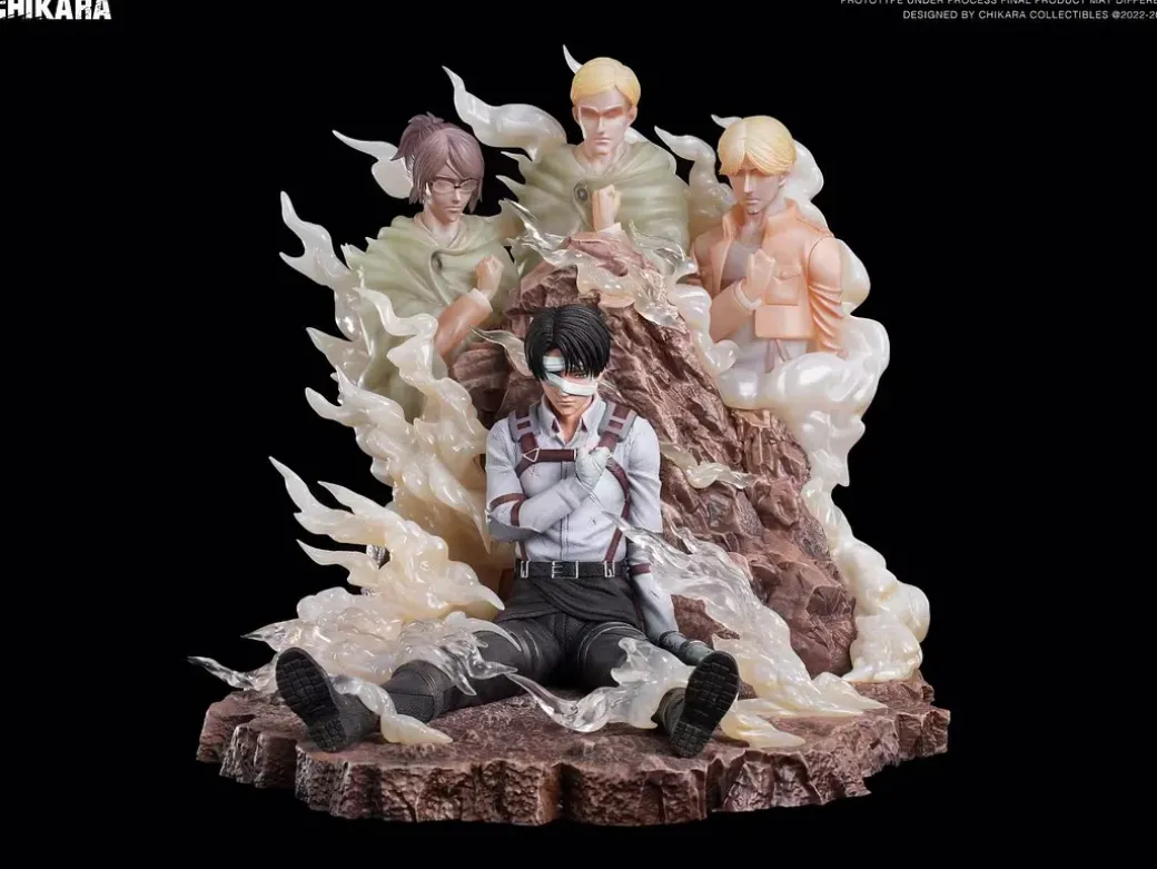 Levi Ackerman's Last Salute - Attack On Titan Resin Statue - CHIKARA Studios