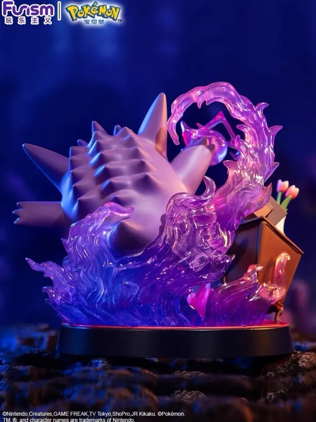 Licensed Gengar & Mimikyu - Pokemon Statue - funism