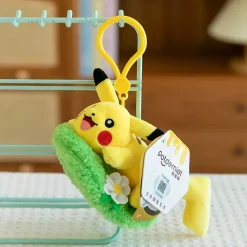 Licensed Grassland Ver. Pikachu 2.0 Super Soft Short Plush Doll Charms - Free Shipping - Pokemon [In Stock]