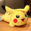 Licensed Lying Down Laugh Pikachu Super Soft Short Plush Doll - Free Shipping - Pokemon [In Stock]
