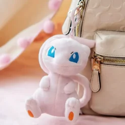 Licensed Mew Super Soft Short Plush Doll Charms - Free Shipping - Pokemon [In Stock]