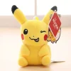 Licensed Naughty Pikachu Super Soft Short Plush Doll Charms - Free Shipping - Pokemon [In Stock]