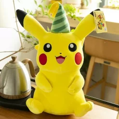 Licensed Party Ver. Pikachu Super Soft Short Plush Doll - Free Shipping - Pokemon [In Stock]