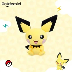 Licensed Pichu 2.0 Super Soft Short Plush Doll - Free Shipping - Pokemon [In Stock]