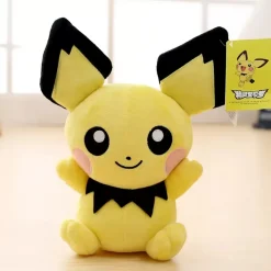 Licensed Pichu Super Soft Short Plush Doll - Free Shipping - Pokemon [In Stock]