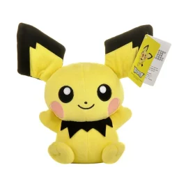 Licensed Pichu Super Soft Short Plush Doll - Free Shipping - Pokemon [In Stock]