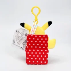 Licensed Pikachu in Giftbox Super Soft Short Plush Doll Charms - Free Shipping - Pokemon [In Stock]