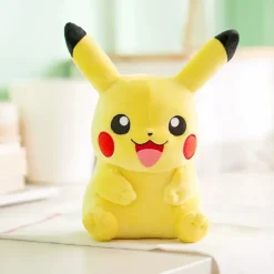 Licensed Sitting & Lying Down Pikachu Super Soft Short Plush Doll - Free Shipping - Pokemon [In Stock]