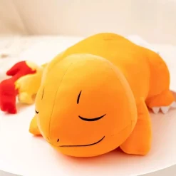 Licensed Sleeping Charmander Super Soft Short Plush Doll - Free Shipping - Pokemon [In Stock]