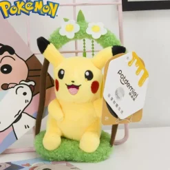 Licensed Swing Ver. Pikachu Super Soft Short Plush Doll Charms - Free Shipping - Pokemon [In Stock]